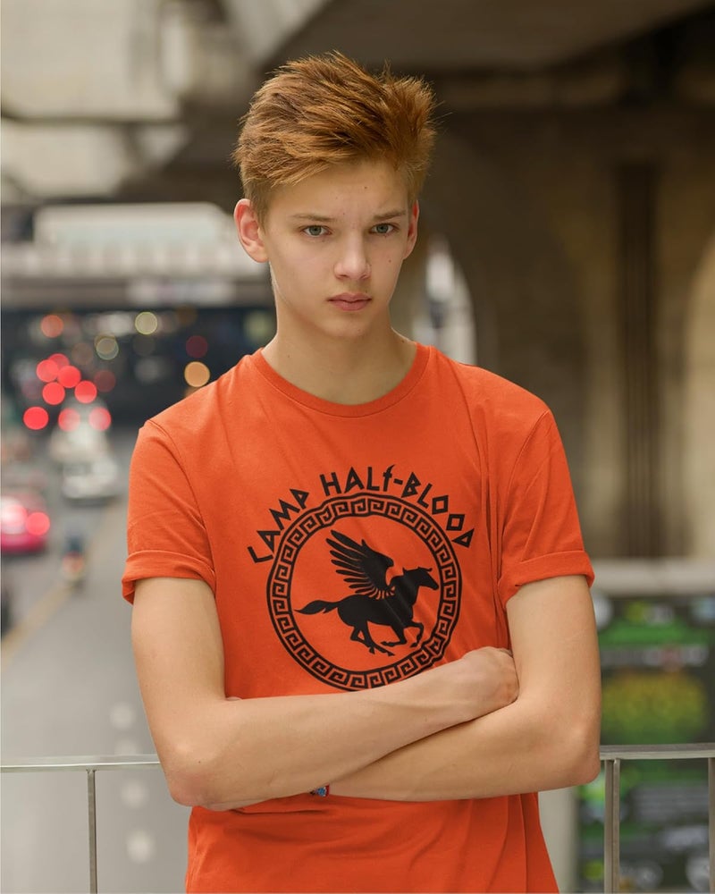 Affect Design Studio Store Camp Half-Blood Orange Shirt - Image 5